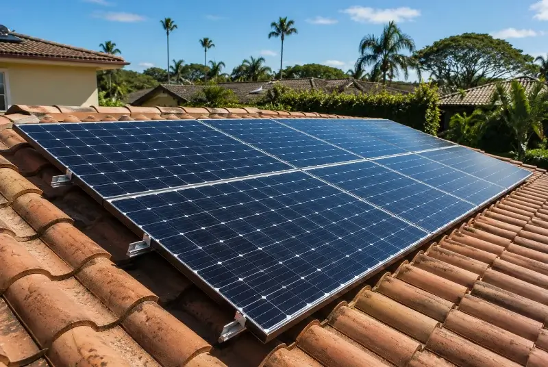 Installation de panneaux solaires à Bourbourg
